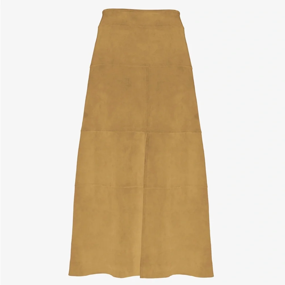 Tanya Taylor SUEDE HUDSON SKIRT - Picture 2 of 5